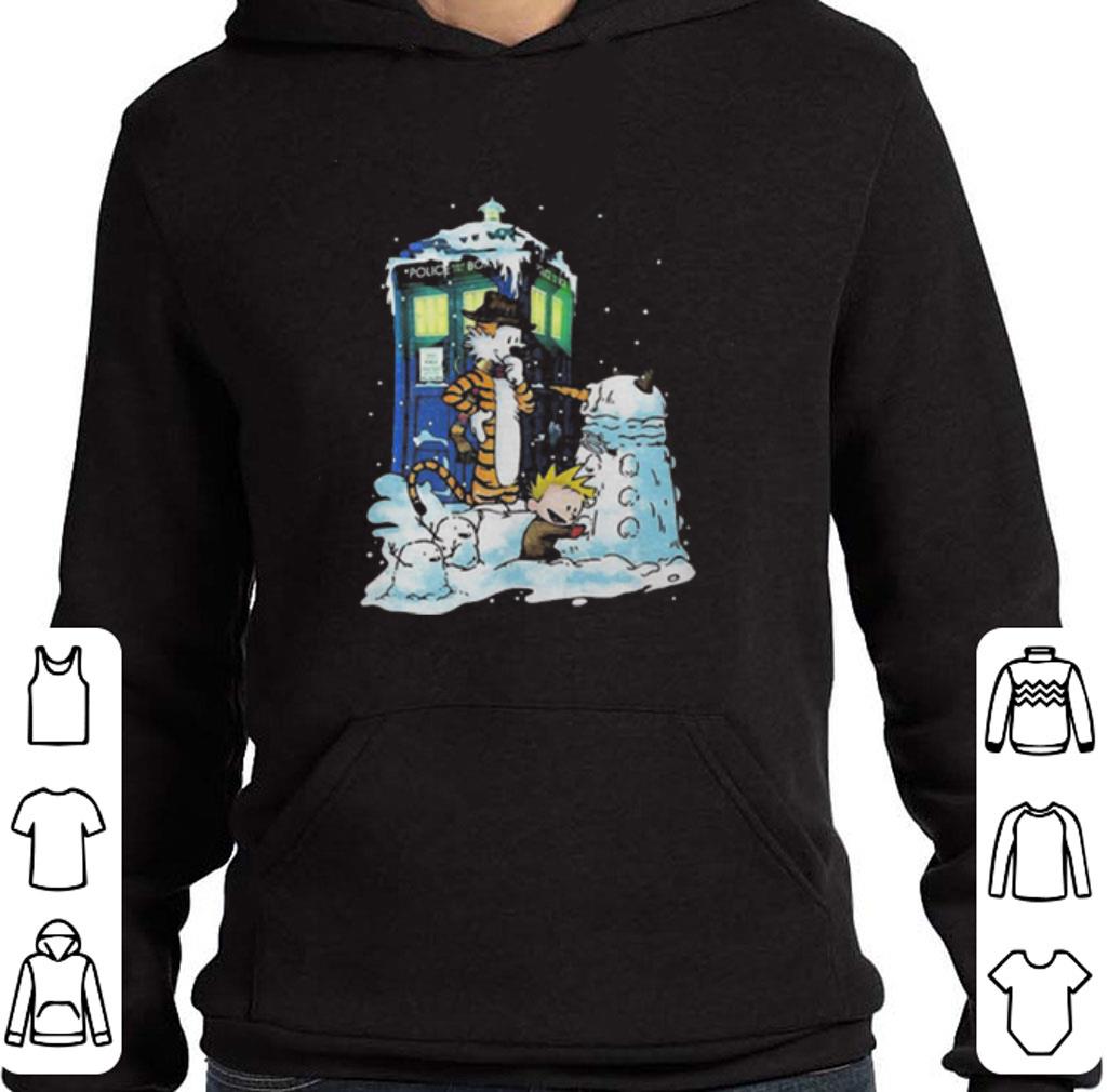Premium Doctor Who Calvin and Hobbes shirt