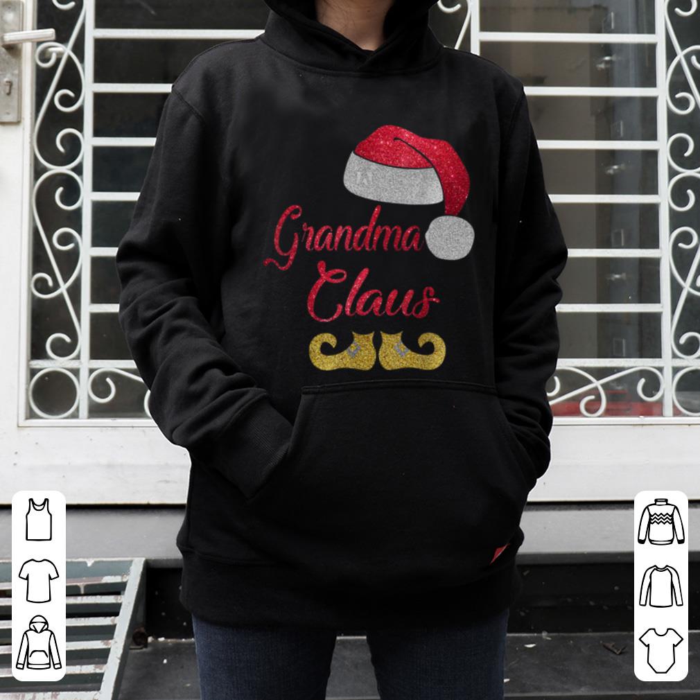 Premium Grandma Santa Claus Christmas Xmas Matching Family Gift Tee shirt