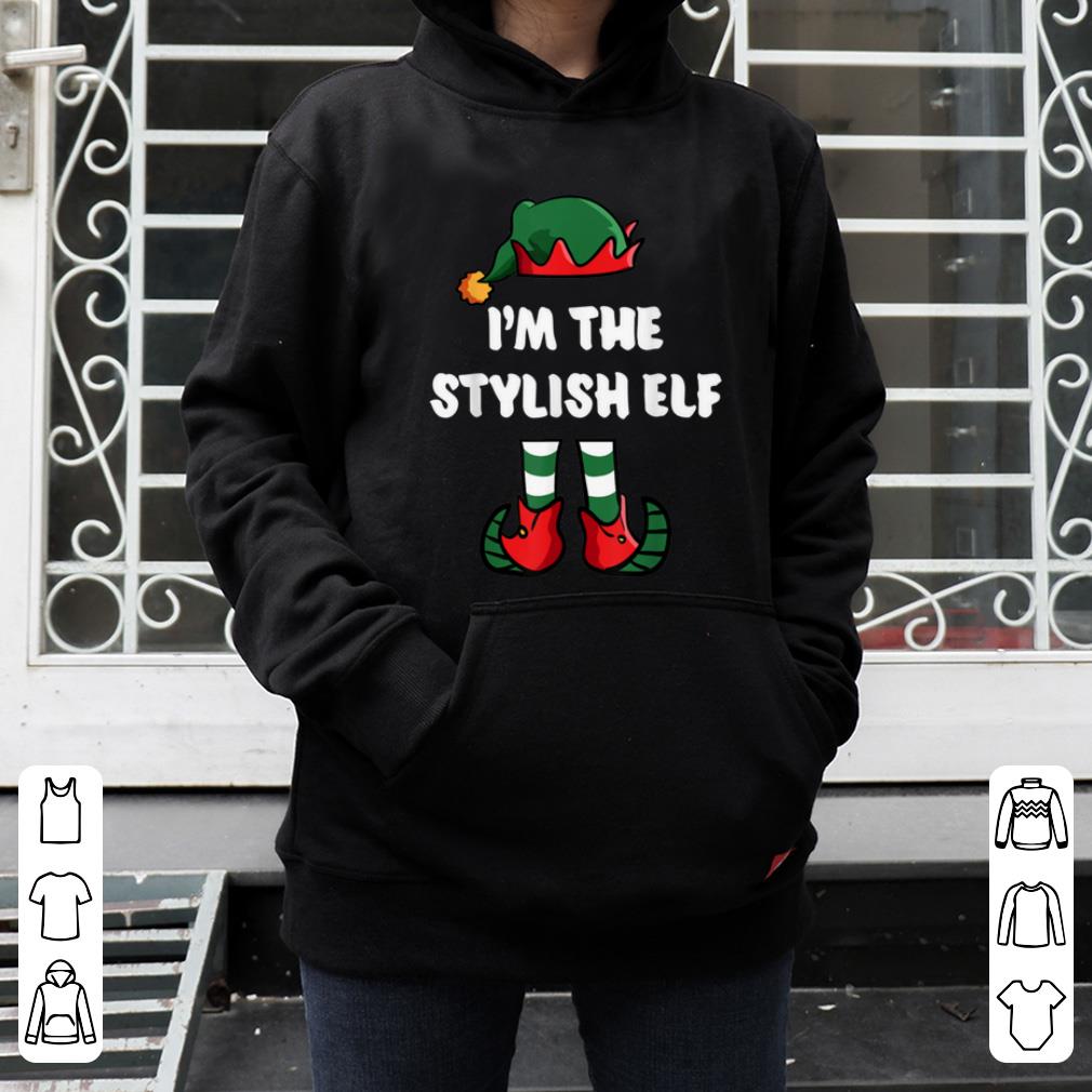 Premium I'm The Stylish Elf Matching Family Group Funny Christmas shirt