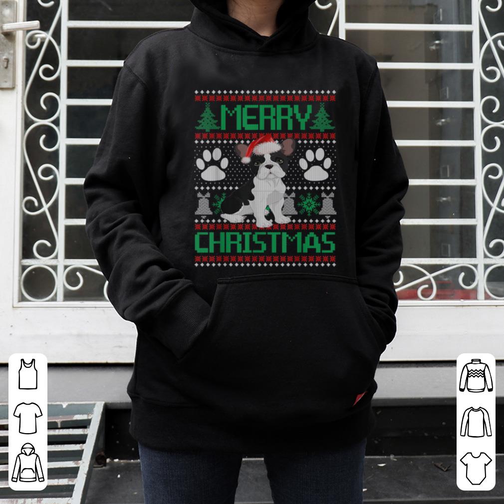 Premium Merry Christmas French Bulldog Ugly Matching Funny Dog Lover shirt