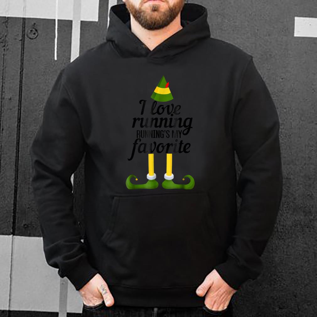 Pretty I Love Running, Running's My Favorite Funny Christmas shirt