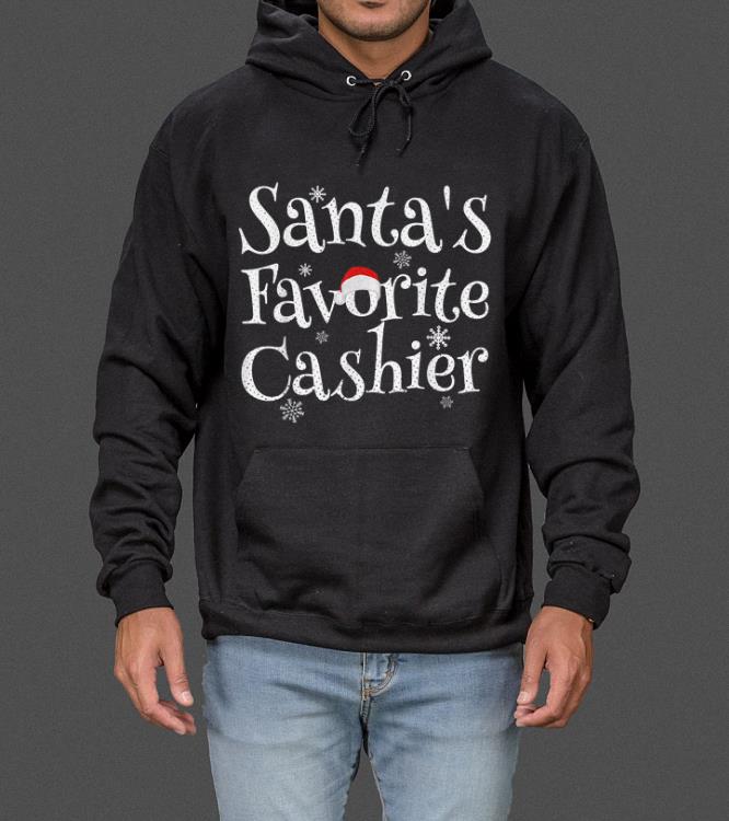 SANTA'S FAVORITE CASHIER Matching Family Christmas Funny Fun sweater