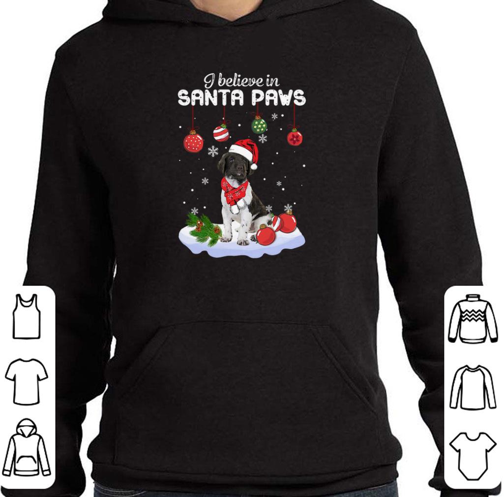 Small Munsterlander i believe in Santa paws Christmas shirt