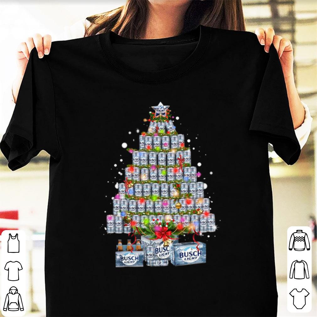 Top Busch Light Christmas Tree shirt