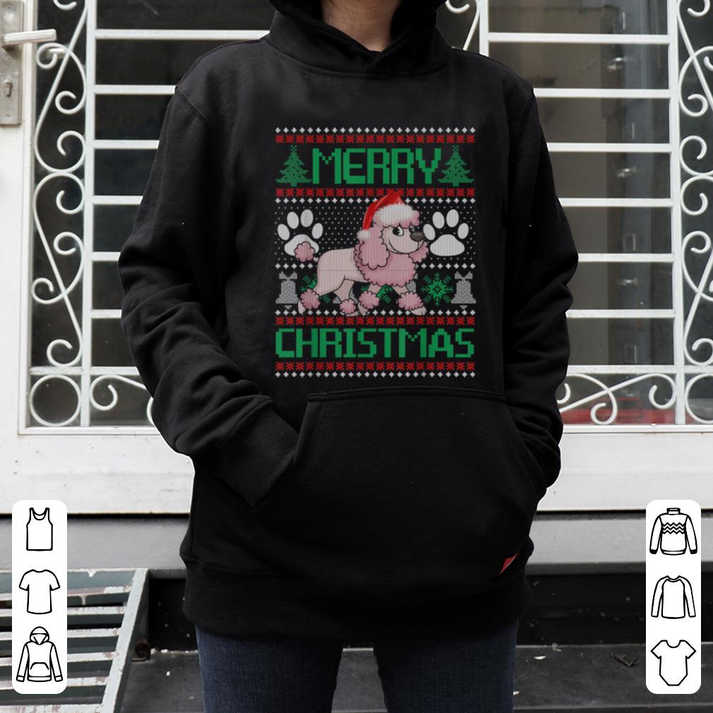 Top Merry Christmas Poodle Ugly Matching Funny Gift Dog Lover sweater