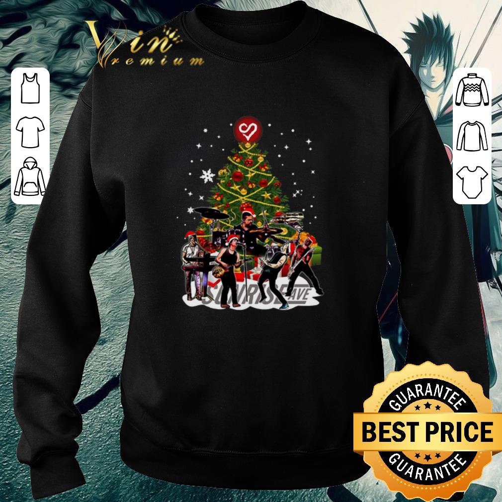 Top Sunrise Avenue Christmas tree shirt