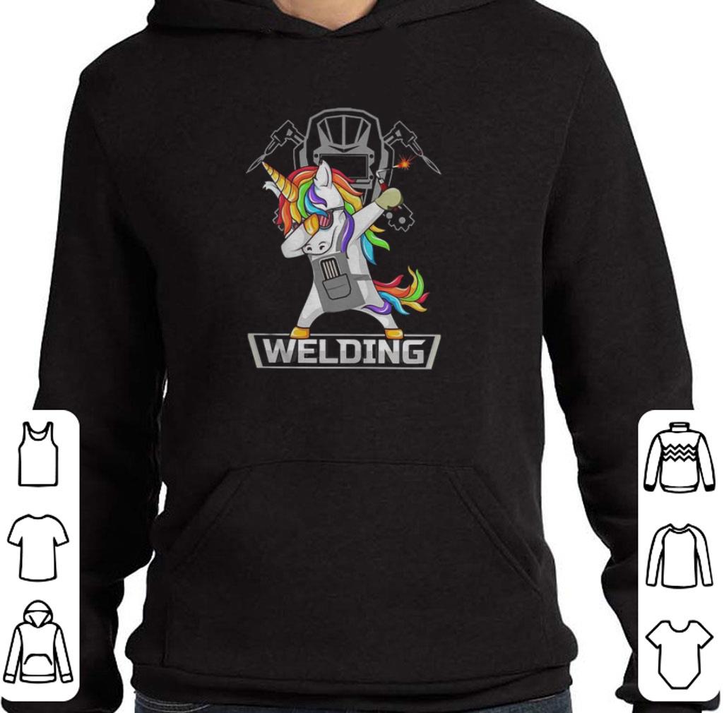 Awesome Dabbing Unicorn Welding shirt