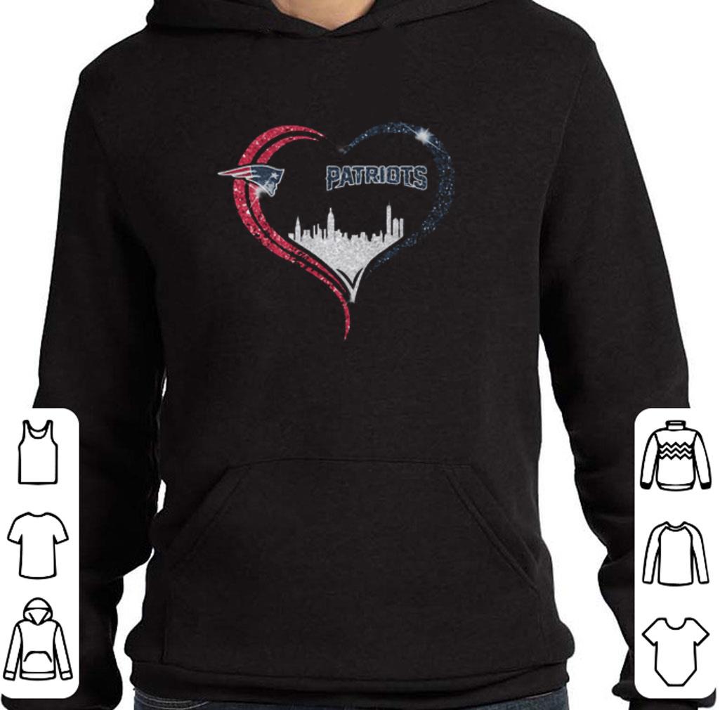 Awesome Diamond Love New England Patriots Heart City shirt