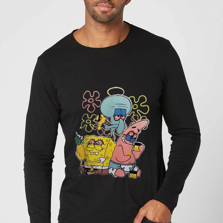 Beautiful Spongebob Patrick Star And Squidward Tentacles shirt