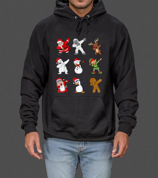 Dabbing Santa Claus And Friends Christmas Boys Girls Kids sweater
