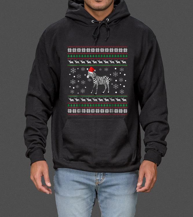 Great Zebra Ugly Christmas - Zebra Xmas Gift Tee sweater