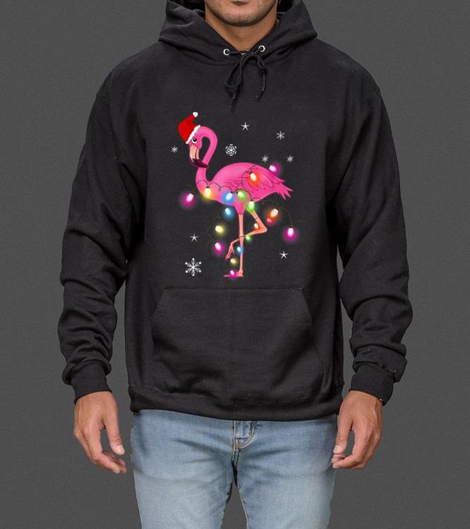 Hot Pink Flamingo Christmas sweater