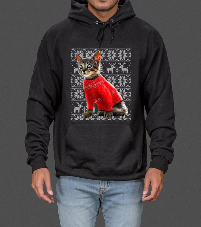 Hot Ugly Christmas Sweater Cat Christmas Cat Gifts Women sweater