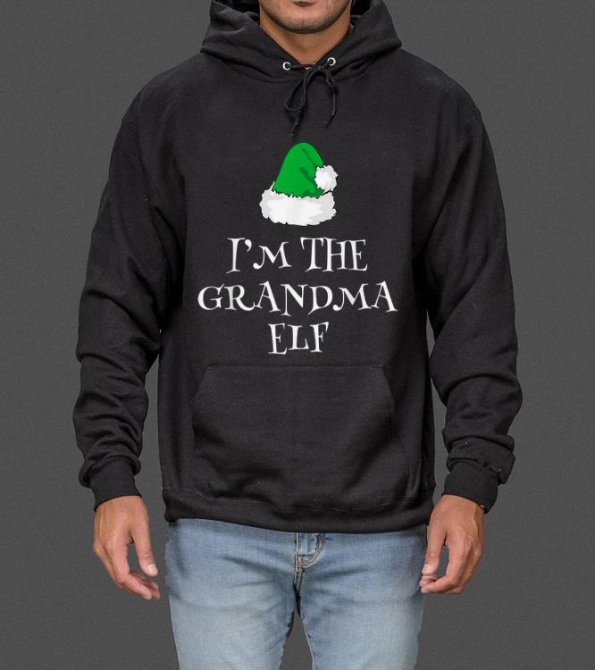 Nice I'm Grandma Elf Christmas Matching Family Group Gift sweater