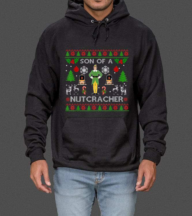 Nice Son of a Nutcracker Ugly Christmas Sweater ELF Squad Xmas sweater