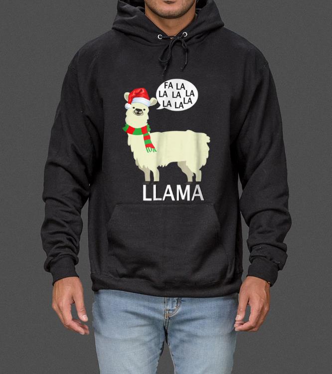 Official Fa La La La Llama Cute Llama Christmas Tee sweater
