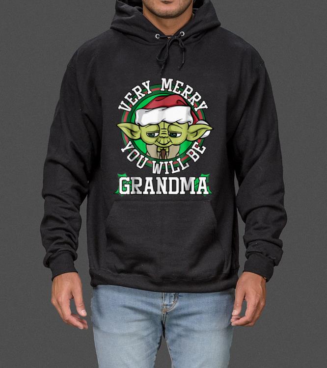 Official Star Wars Yoda Merry You Will Be Grandma Christmas sweater