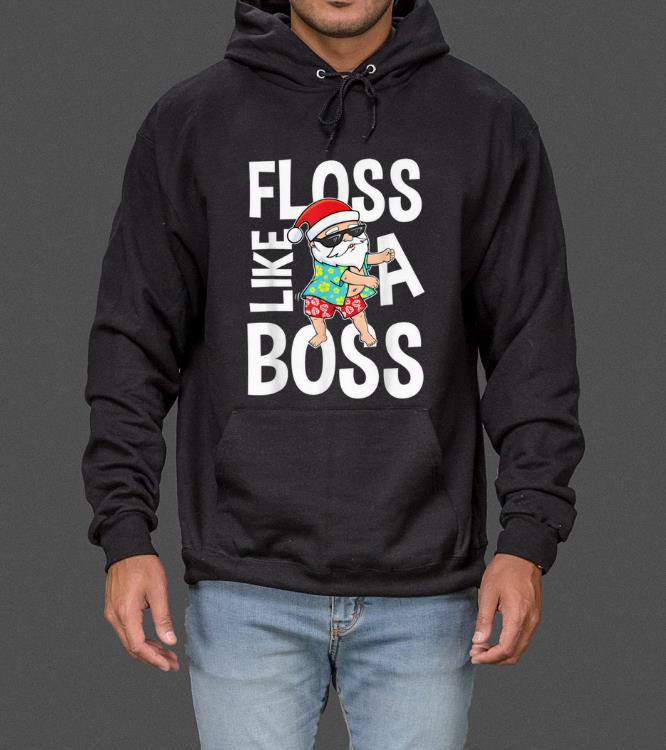 Original Floss Like A Boss Santa Flossing Summer sweater