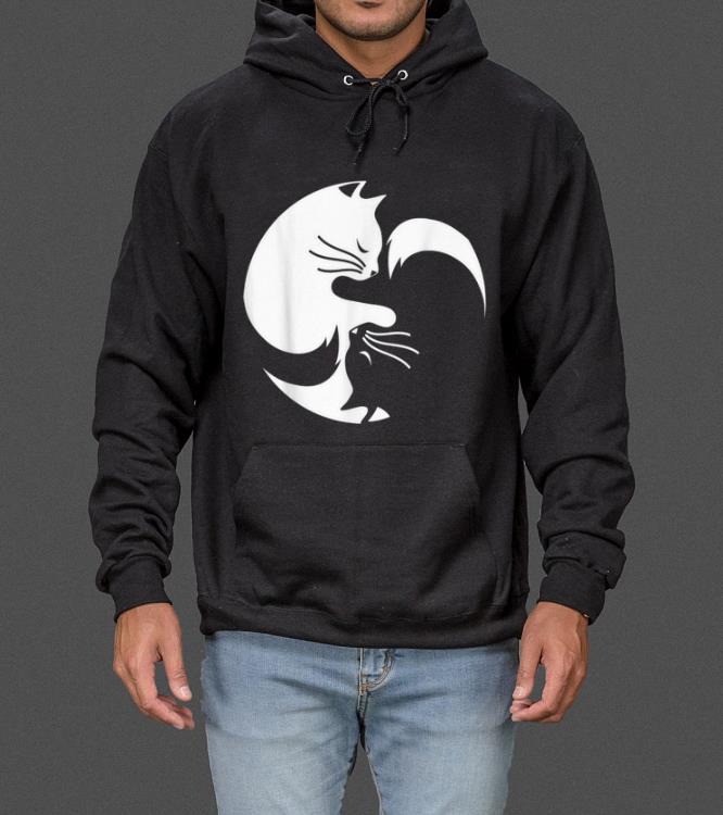 Premium Cat Ying Yang Spiritual Meditation Yoga Christmas Gift sweater