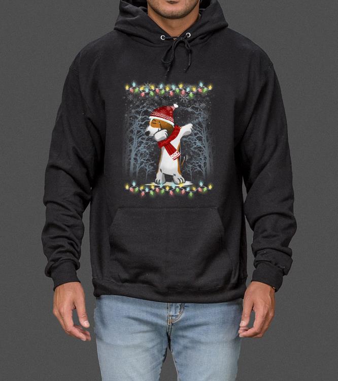 Premium Funny Dabbing Basset Hound Santa Hat Christmas Gift sweater