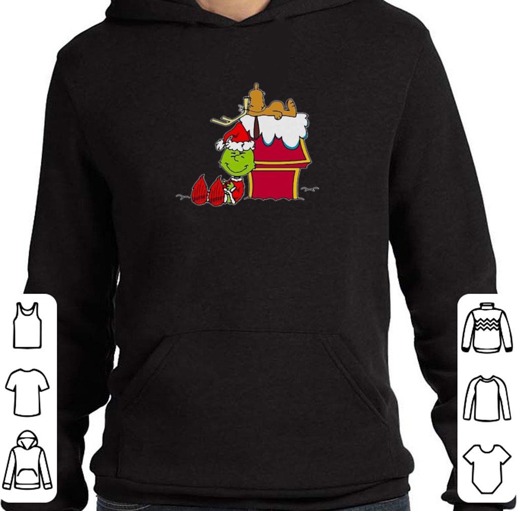 Premium Santa Grinch And Moose Christmas shirt
