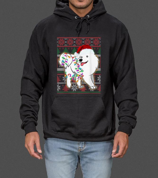 Pretty American Eskimo Dog Ugly Sweater Christmas Gift sweater