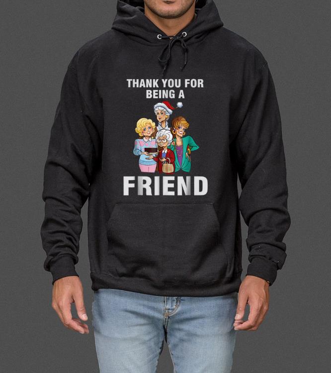 Thank You For-Being A Golden Friend Girls Christmas sweater