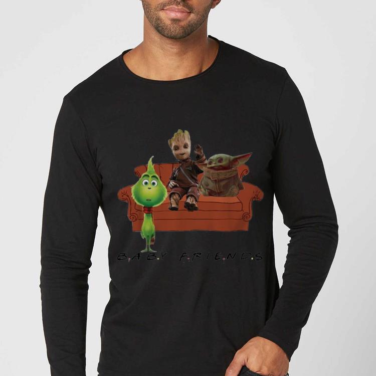 Top Baby Friends Baby Yoda Baby Groot And Baby Grinch shirt