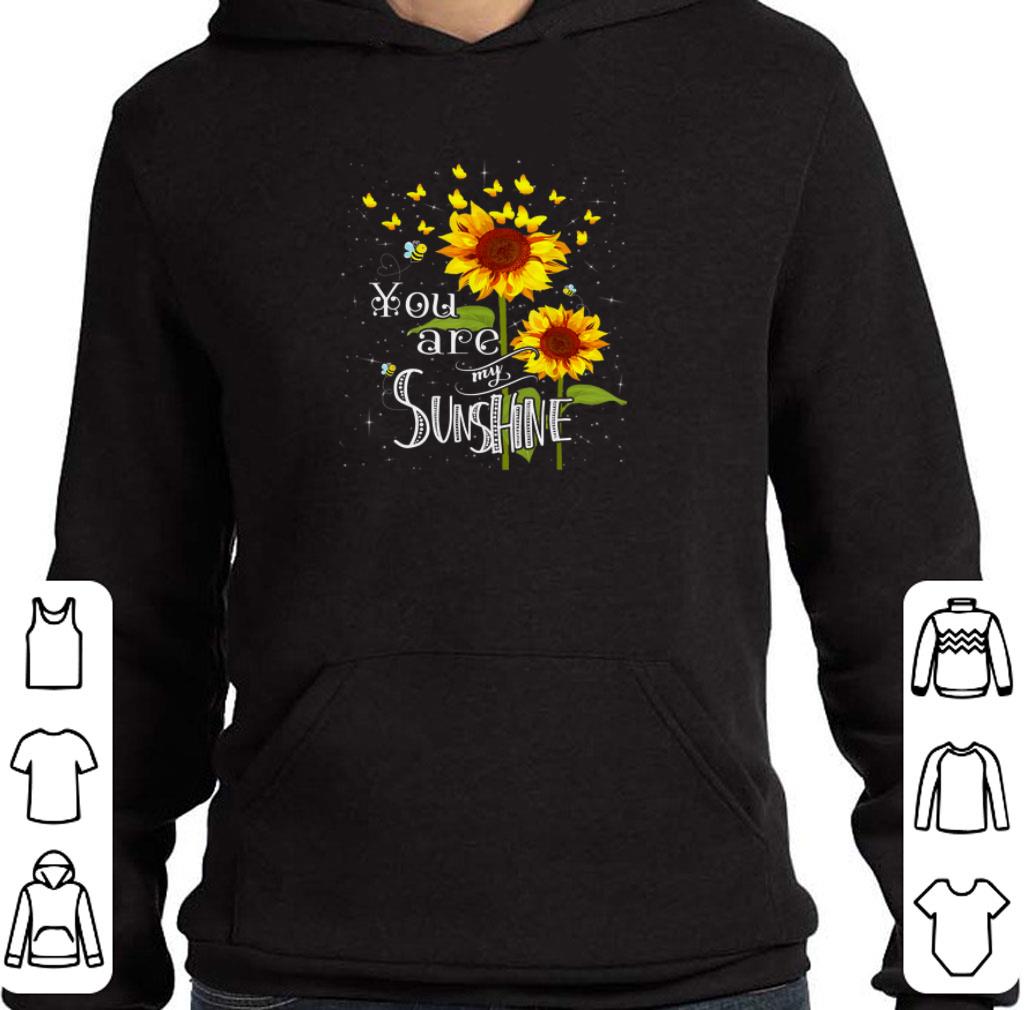 Top Butterfly Sunflower You Are My Sunshine shirt