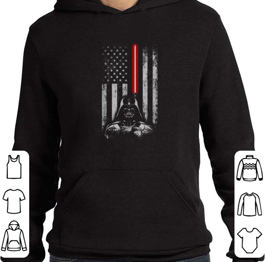 Top Darth Vader American flag Star Wars Thin Blue Line shirt