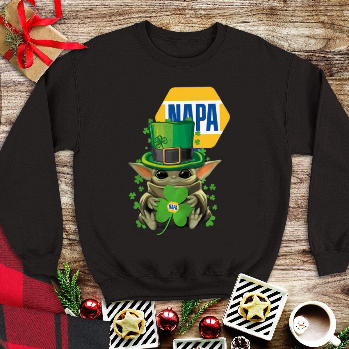 Awesome Baby Yoda Napa Shamrock St. Patrick’s Day shirt