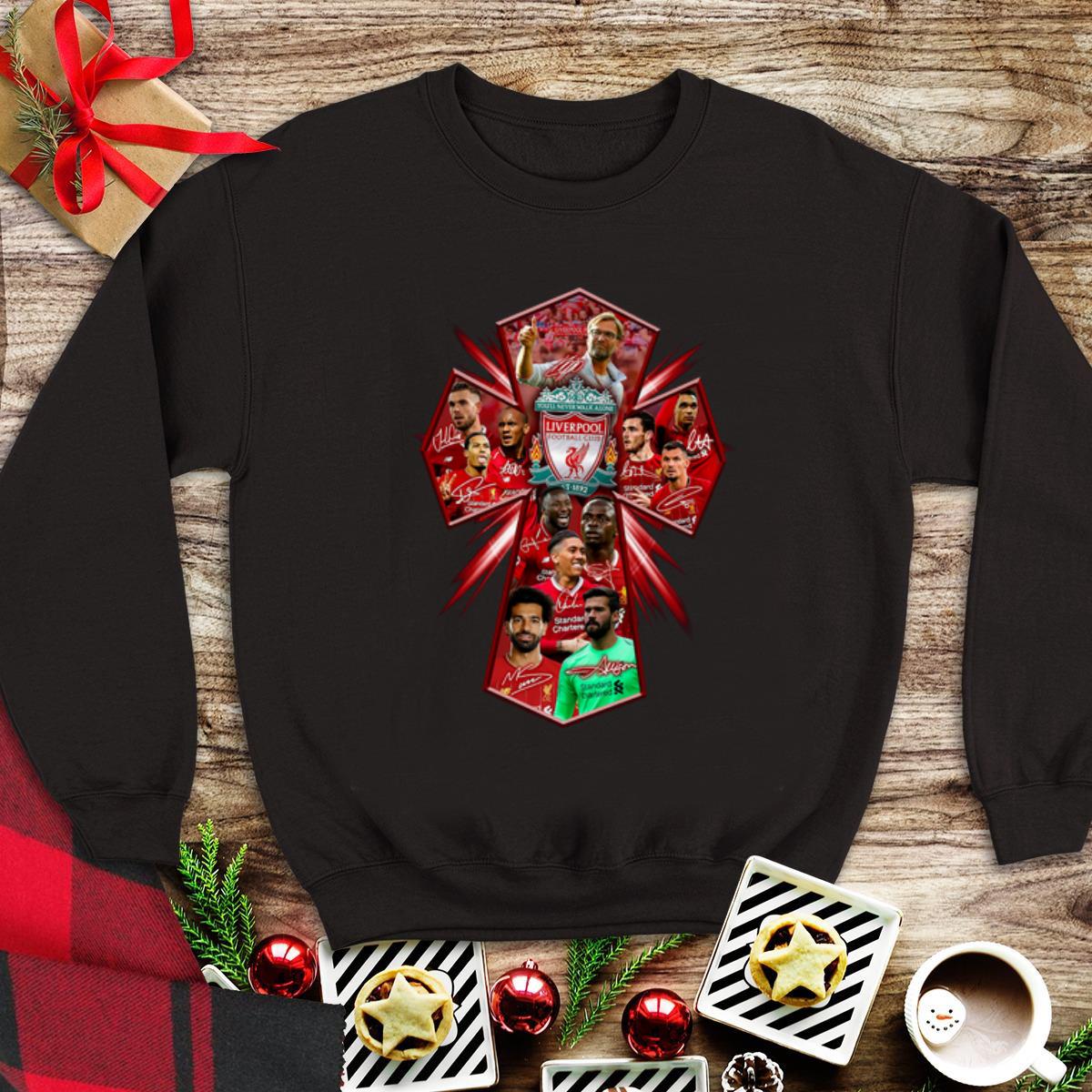 Awesome Liverpool FC Cross Jesus shirt