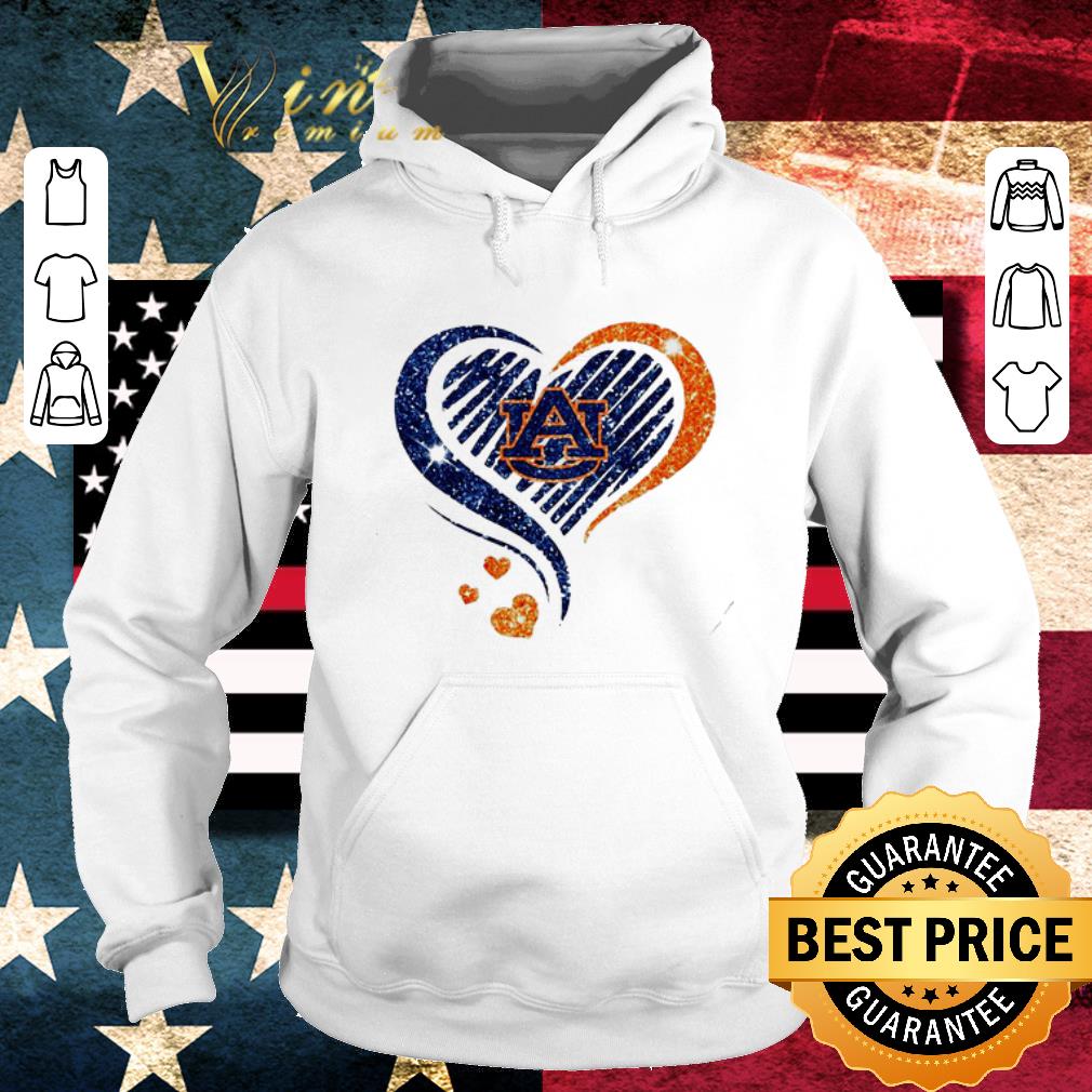 Diamond heart Auburn Tigers Lover shirt
