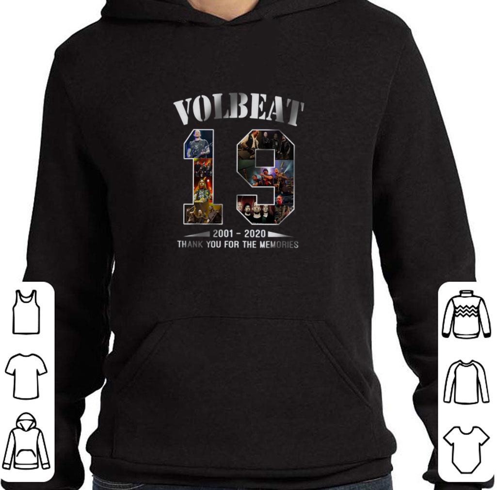 Original 19 Years of VolBeat 2001 2020 thank you for the memories shirt