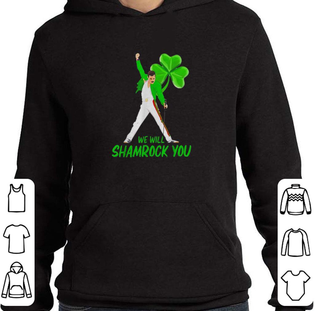 Original Freddie Mercury we will shamrock you shirt