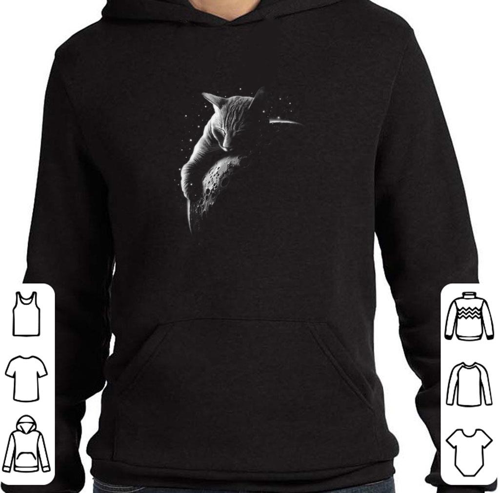 Original Mooncat cat sleep on moon shirt
