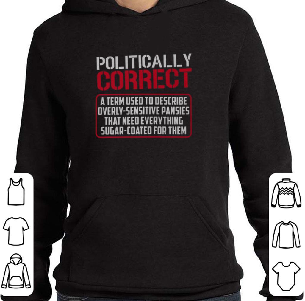Original Politically Correct a term used to describe overly sensitive shirt