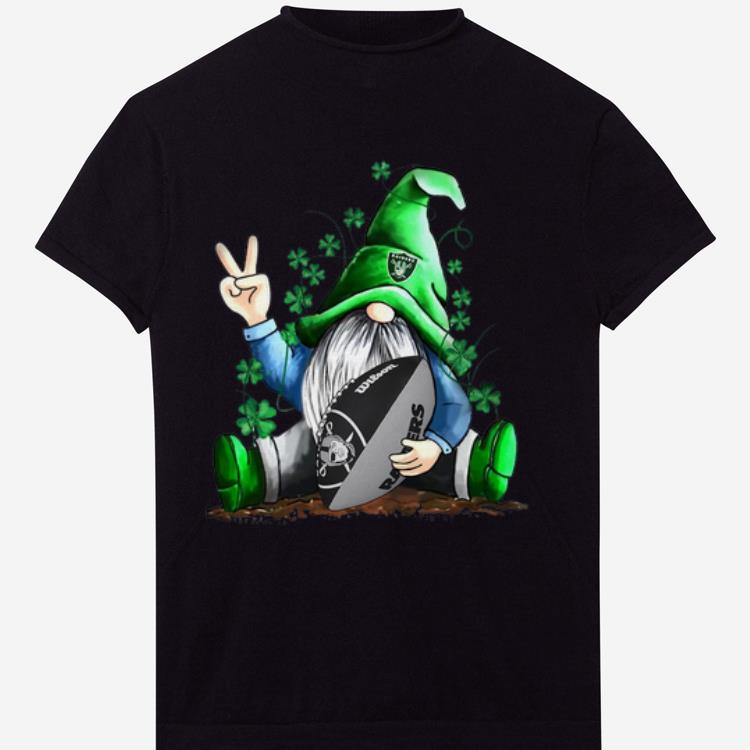 Premium Gnomie hug Oakland Raiders St Patrick’s Day shirt