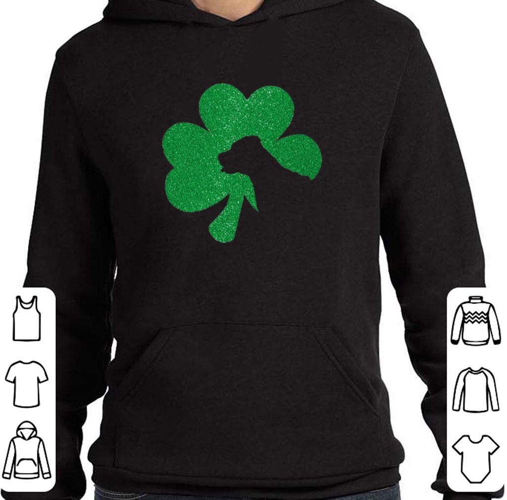 Pretty Staffordshire Bull Terrier Shamrock Diamond St. Patrick's Day shirt