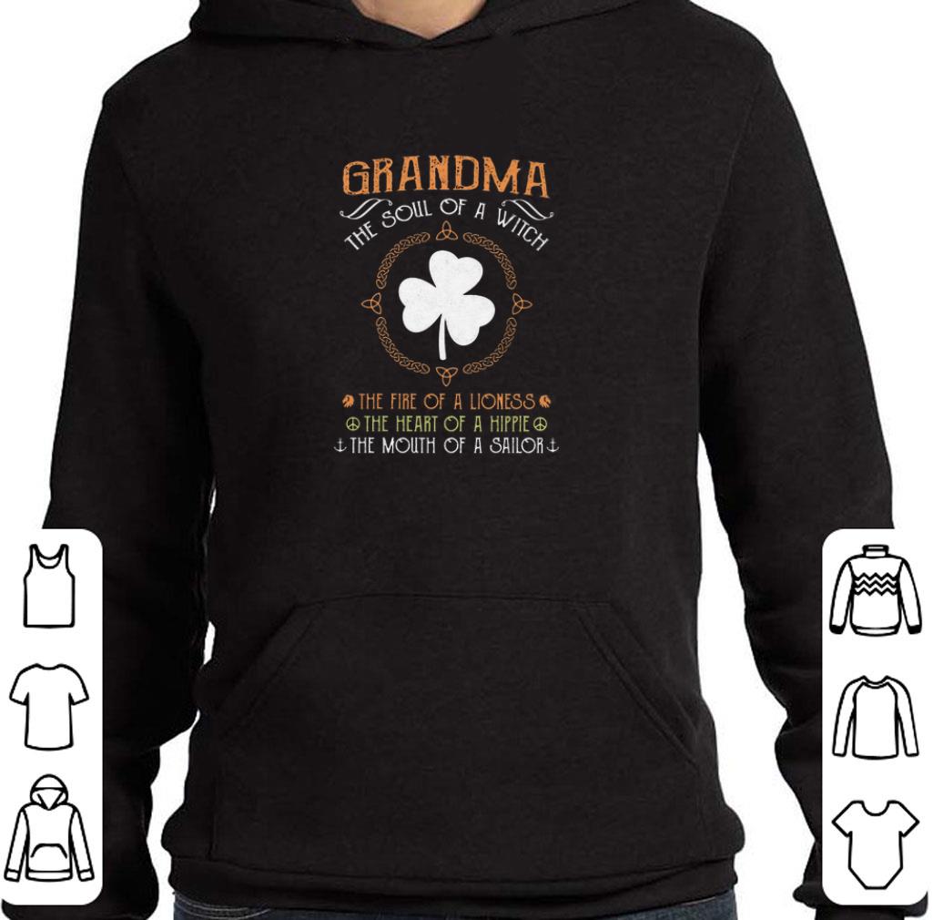 Awesome Grandpa the soul of a witch the fire of a lioness Hippie sailor shirt