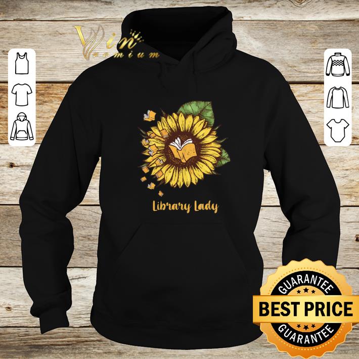 Hot Sunflower Books Library Lady shirt