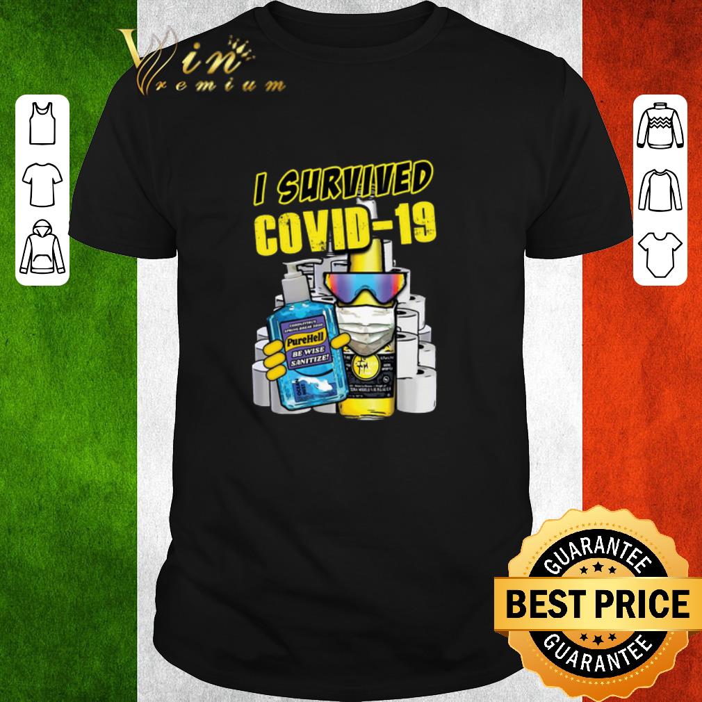 Nice I Survived Covid19 Antibacterial shirt, hoodie, sweater