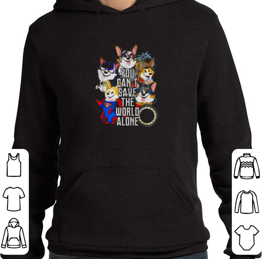 Nice Justice League Corgi you can’t save the world alone shirt 7 Nice Justice League Corgi you can’t save the world alone shirt