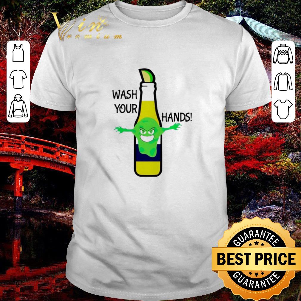 Official Bottle wash your hands Coronavirus shirt
