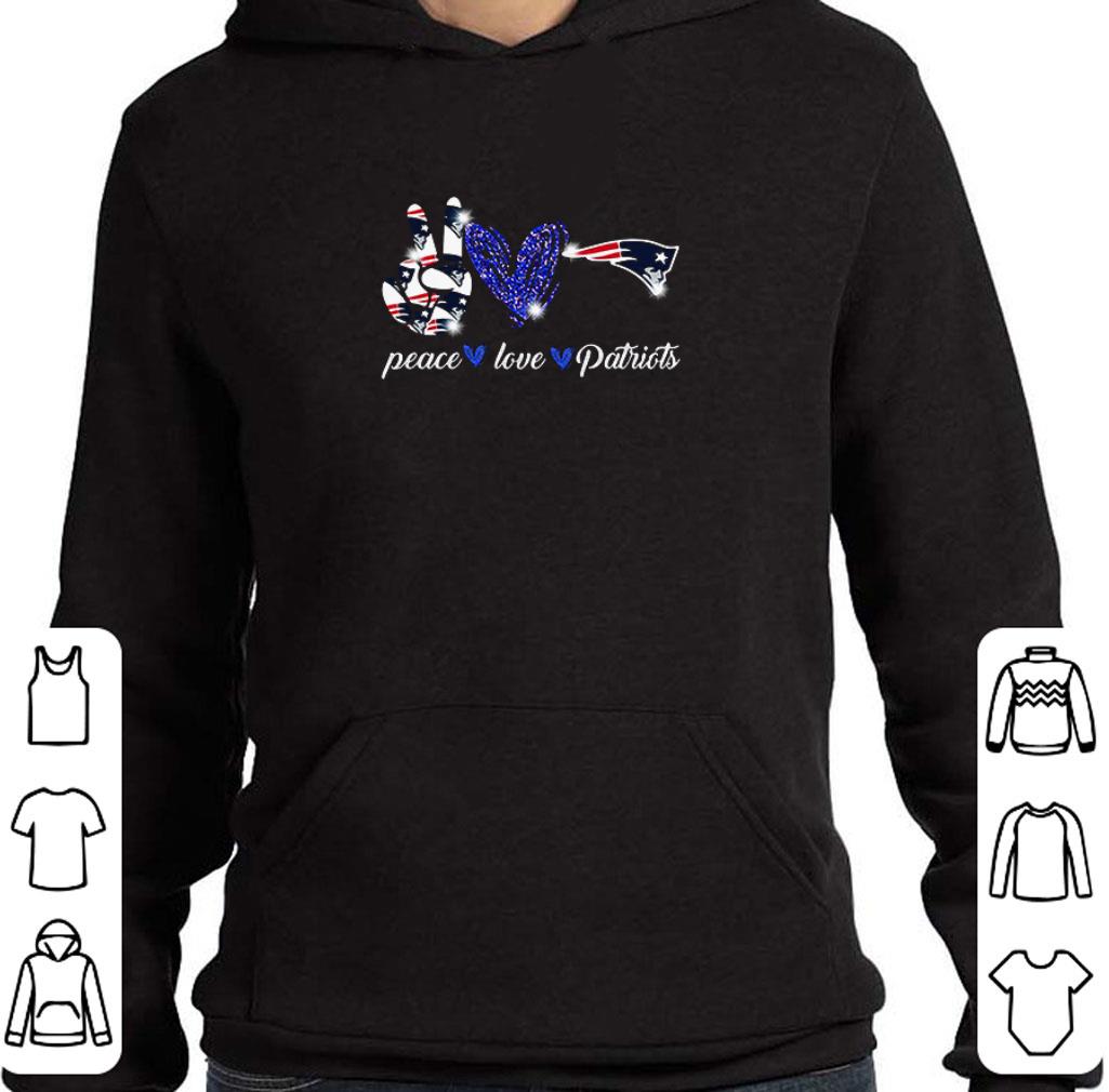Official Peace love New England Patriots shirt