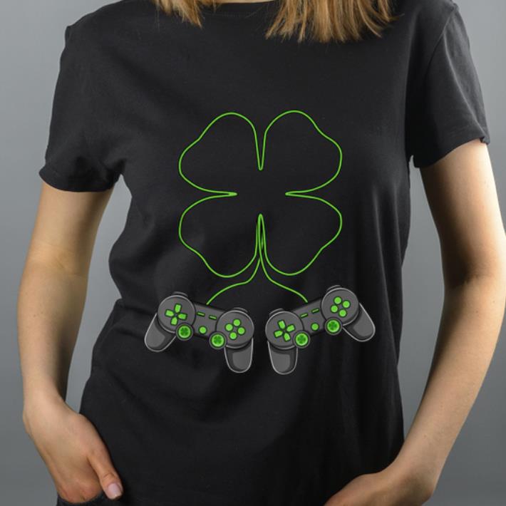 Original St Patricks Day Video Games Controller Shamrock Gamer Gift