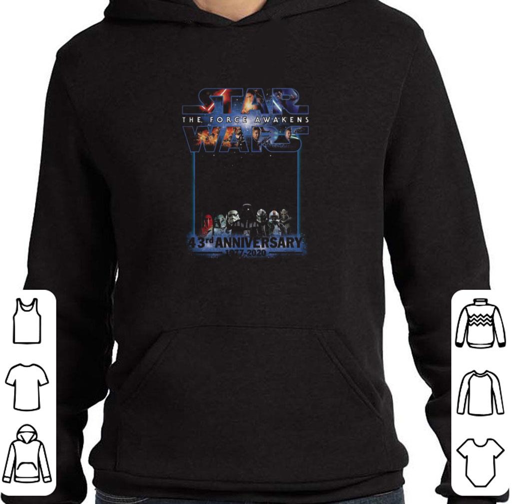 Premium Star Wars The Force Awakens 43rd Anniversary 1977-2020 shirt