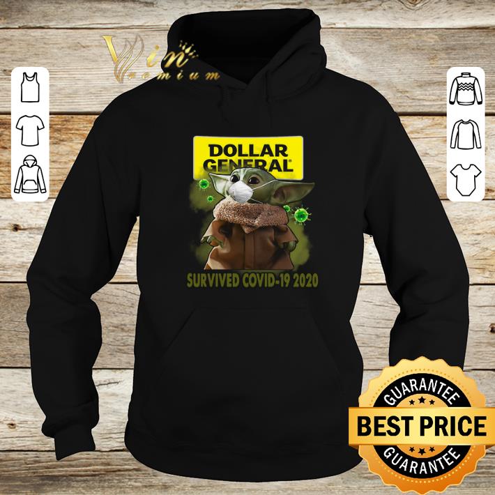 Top Baby Yoda Dollar General Survived Covid-19 2020 shirt