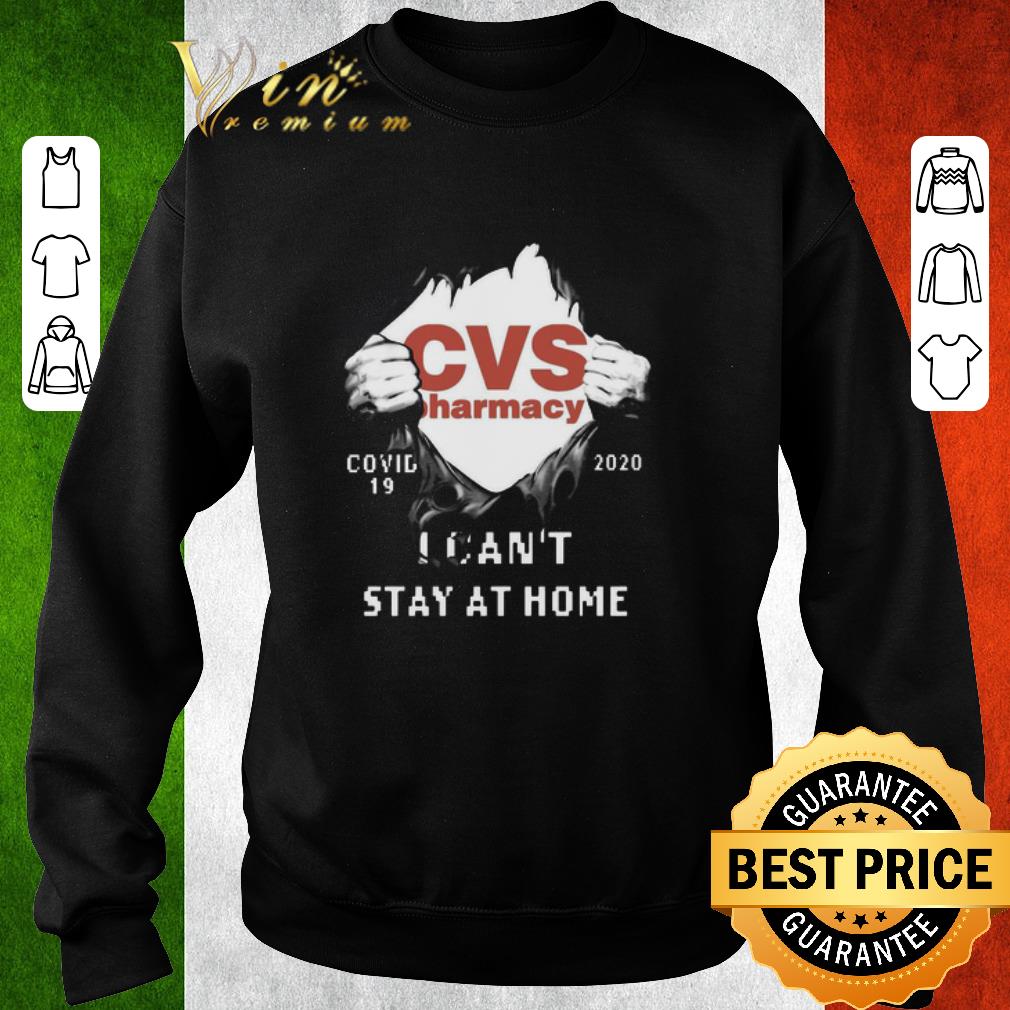 Pretty Logo CVS Pharmacy Covid-19 2020 I Can’t Stay At Home shirt