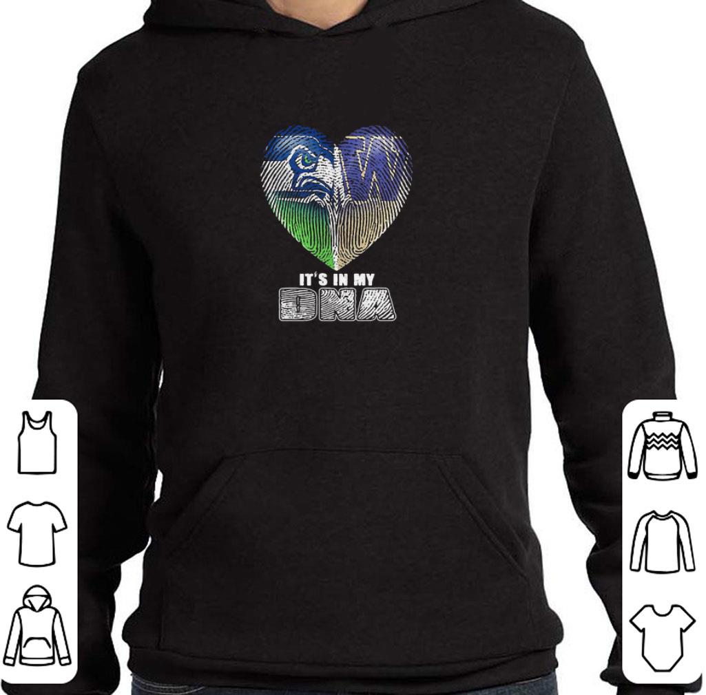 Official Love Seattle Seahawks And Winnipeg Blue Bombers It’s In My DNA shirt